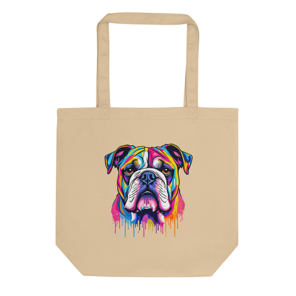 Colorful Bulldog Art Design