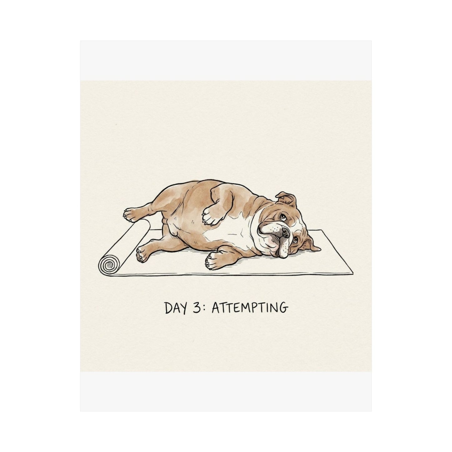 Yoga, Day 3 – Matte Art Print