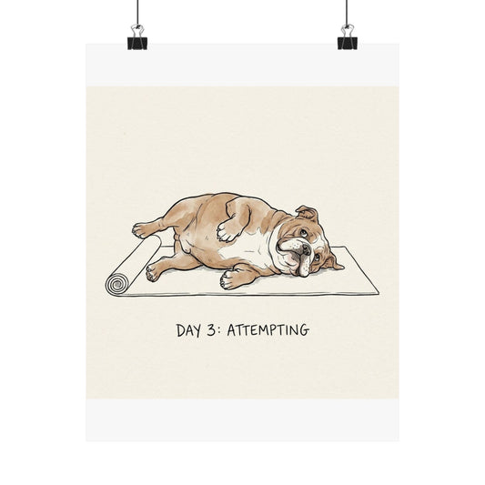 Yoga, Day 3 – Matte Art Print