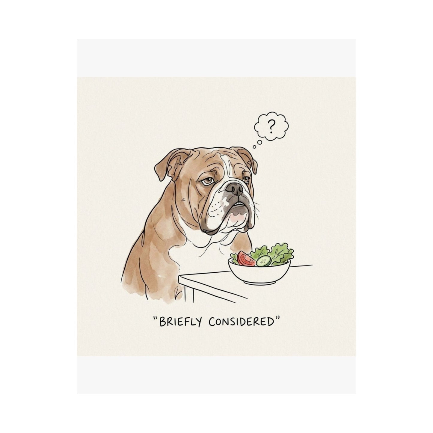 The Salad Incident – Matte Art Print