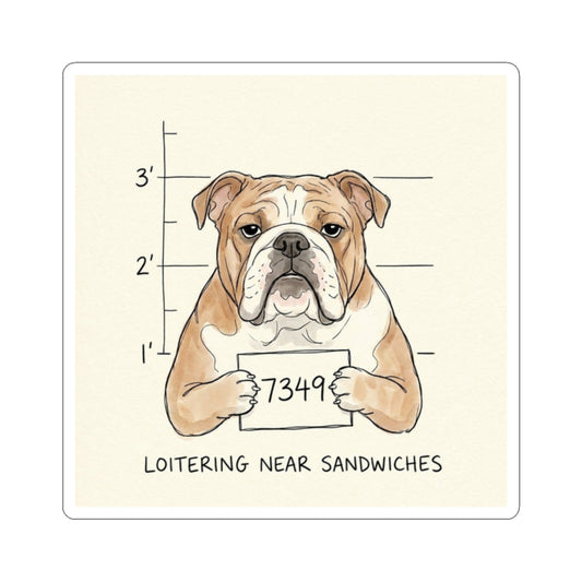 Loitering Near Sandwiches – Kiss-cut Sticker